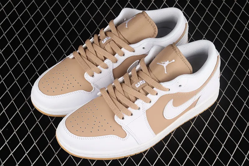 All categories Air Jordan Jordan series basketball shoes Air Jordan 1 Low G version pure original Air Jordan 1 Low AJ1 Joe 1 white and yellow low-top cultural and leisure sports sneakers DN6999-100